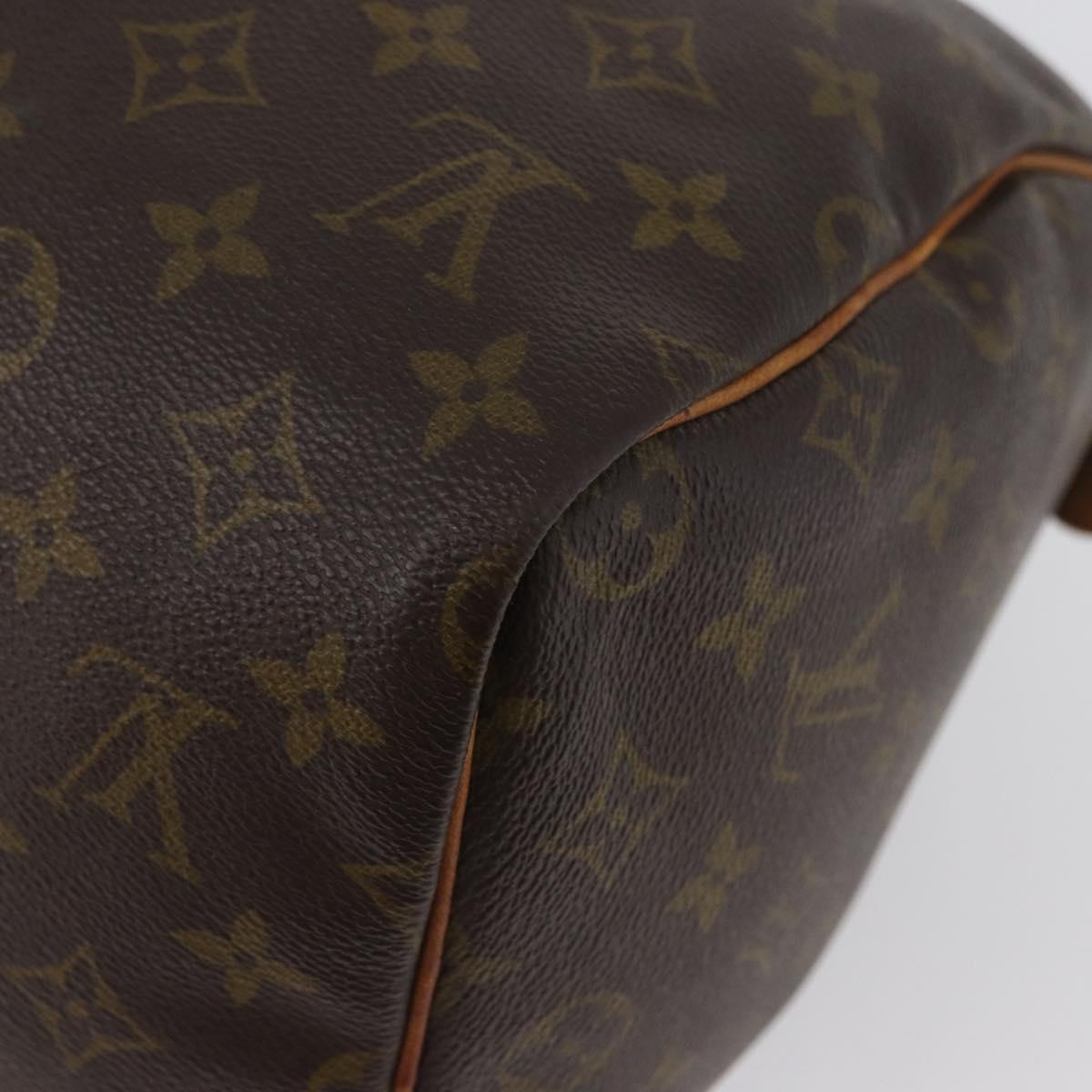 LOUIS VUITTON Monogram Speedy 30 Hand Bag M41526 LV Auth bs31769