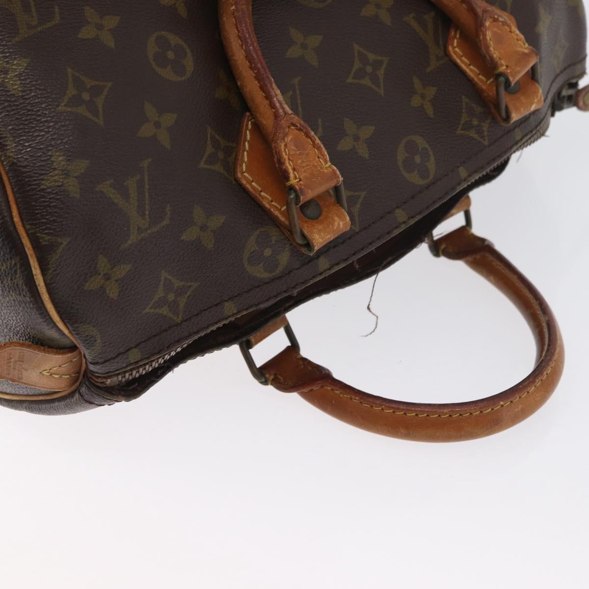 LOUIS VUITTON Monogram Speedy 30 Hand Bag M41526 LV Auth bs31769