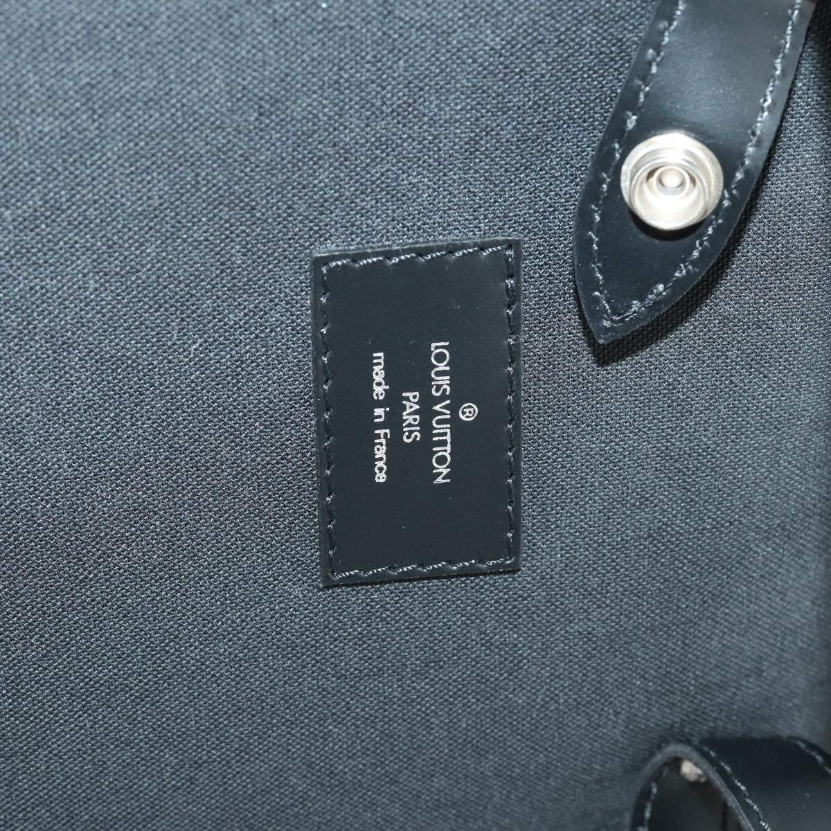 LOUIS VUITTON Taiga Pegas 55 Suitcase Black Boreal M32666 LV Auth bs31775