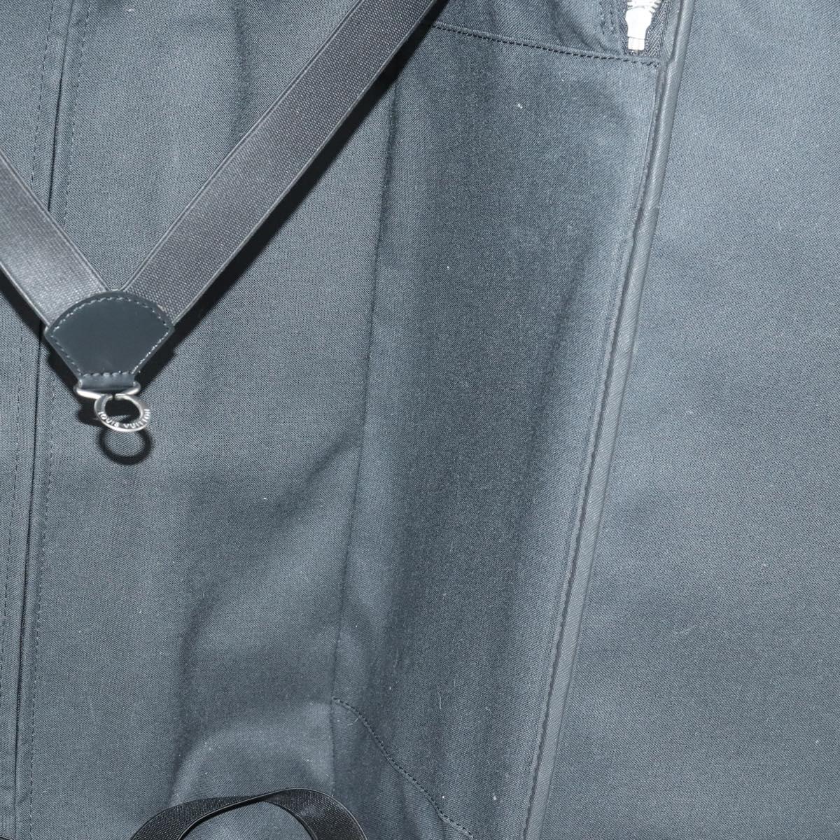LOUIS VUITTON Taiga Pegas 55 Suitcase Black Boreal M32666 LV Auth bs31775