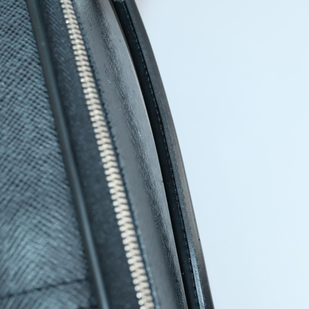 LOUIS VUITTON Taiga Pegas 55 Suitcase Black Boreal M32666 LV Auth bs31775