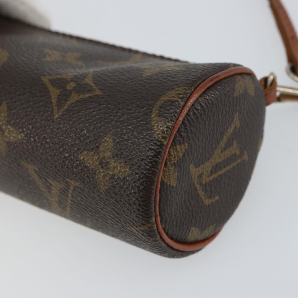 LOUIS VUITTON Monogram Papillon Pouch LV Auth bs31776