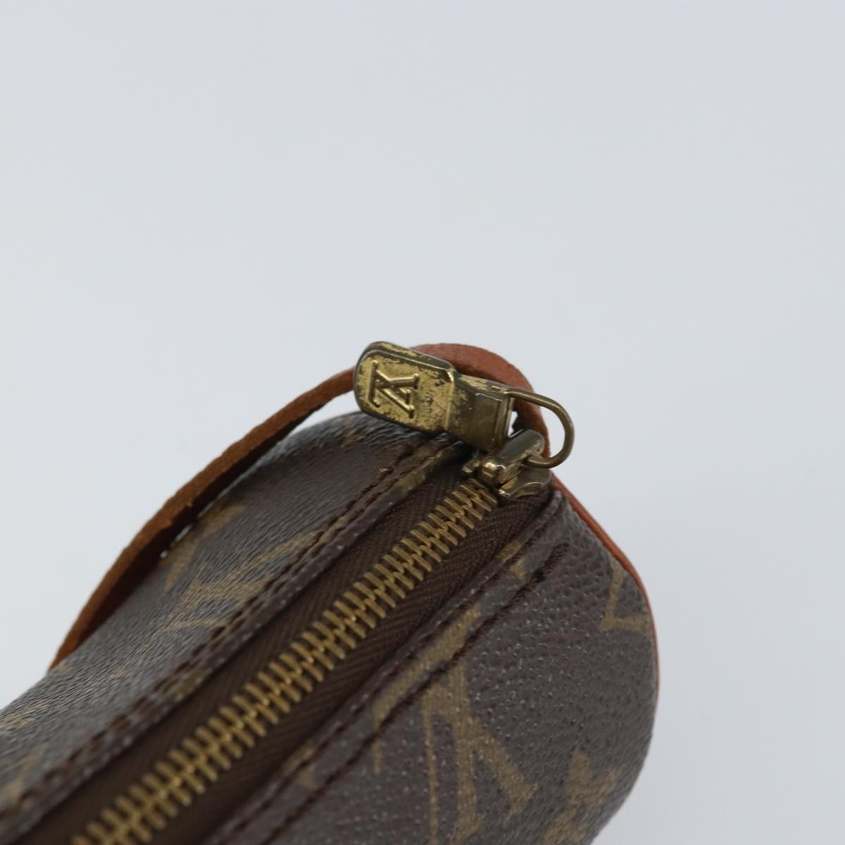 LOUIS VUITTON Monogram Papillon Pouch LV Auth bs31776