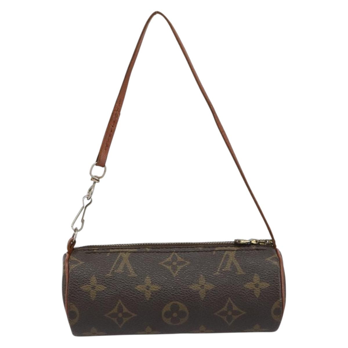 LOUIS VUITTON Monogram Papillon Pouch LV Auth bs31776