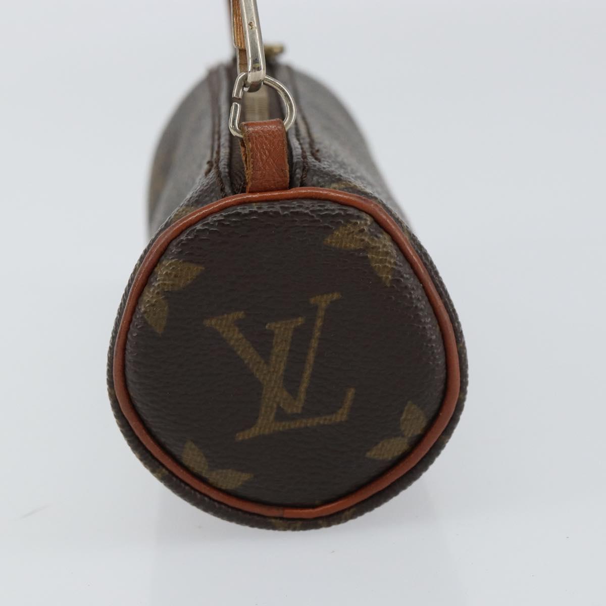 LOUIS VUITTON Monogram Papillon Pouch LV Auth bs31776