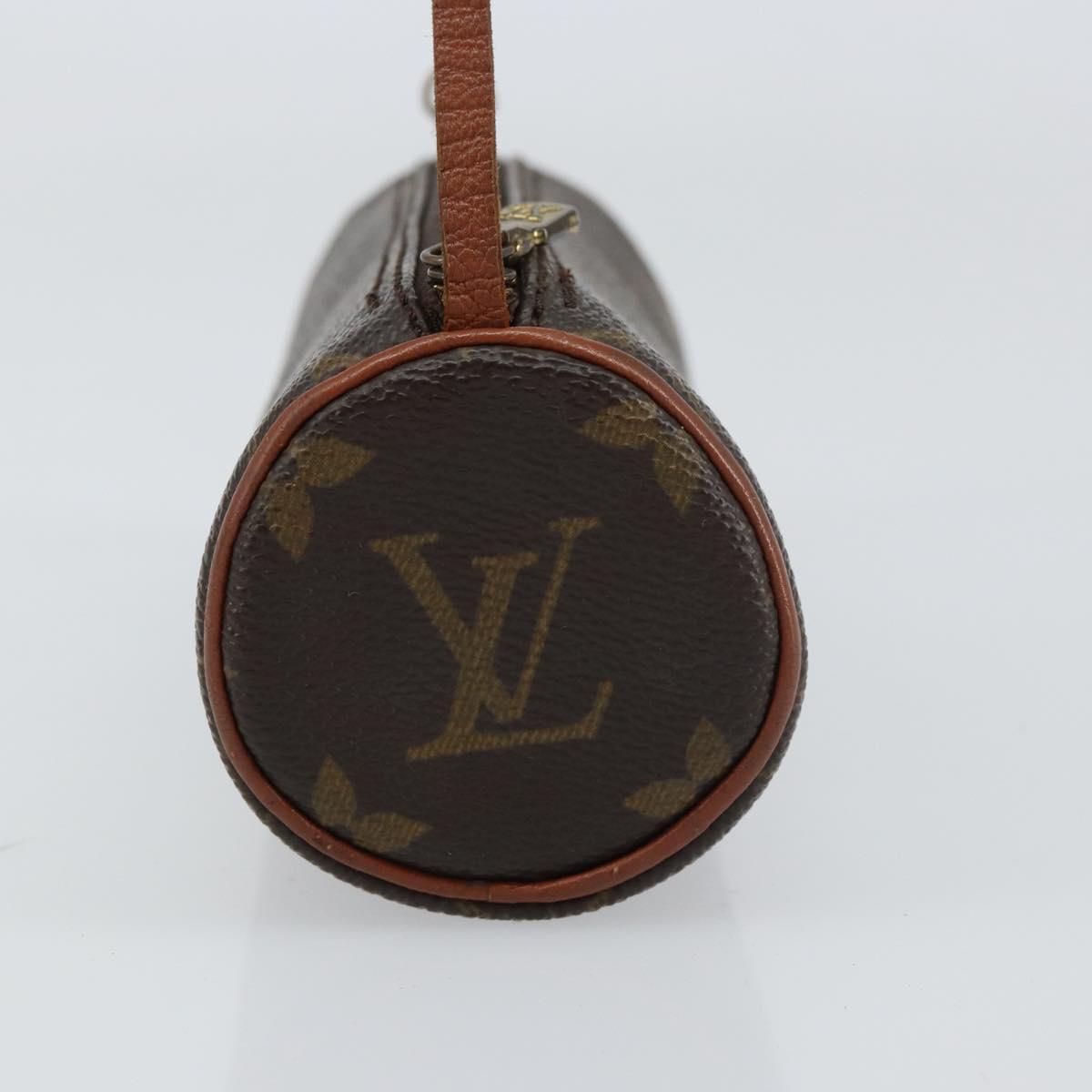 LOUIS VUITTON Monogram Papillon Pouch LV Auth bs31776