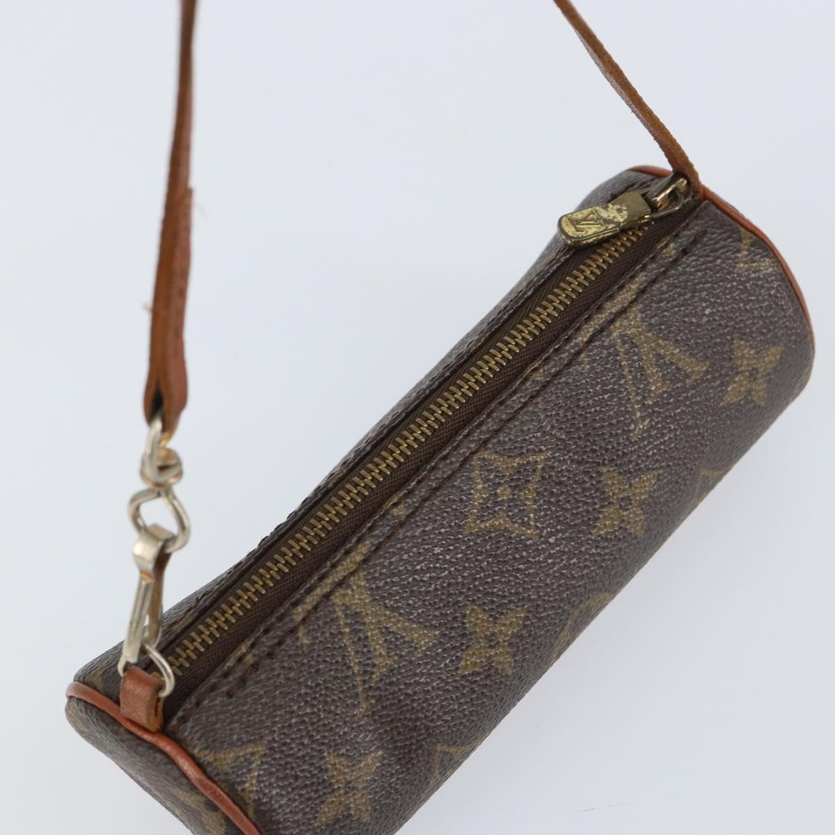 LOUIS VUITTON Monogram Papillon Pouch LV Auth bs31776