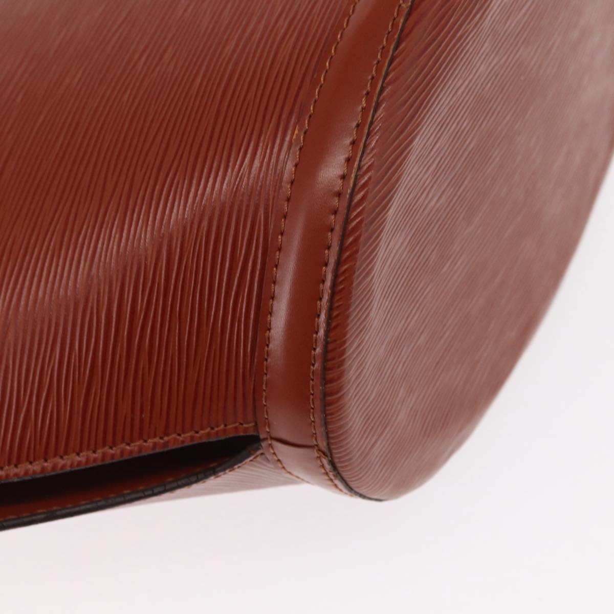 LOUIS VUITTON Epi Saint Jacques Shopping Shoulder Bag Brown M52263 Auth bs31780