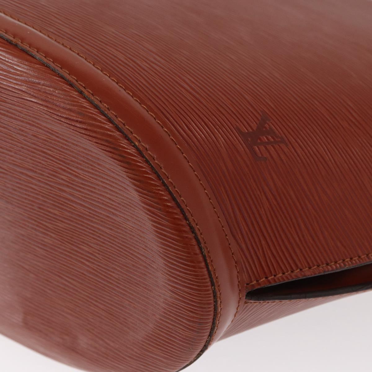 LOUIS VUITTON Epi Saint Jacques Shopping Shoulder Bag Brown M52263 Auth bs31780