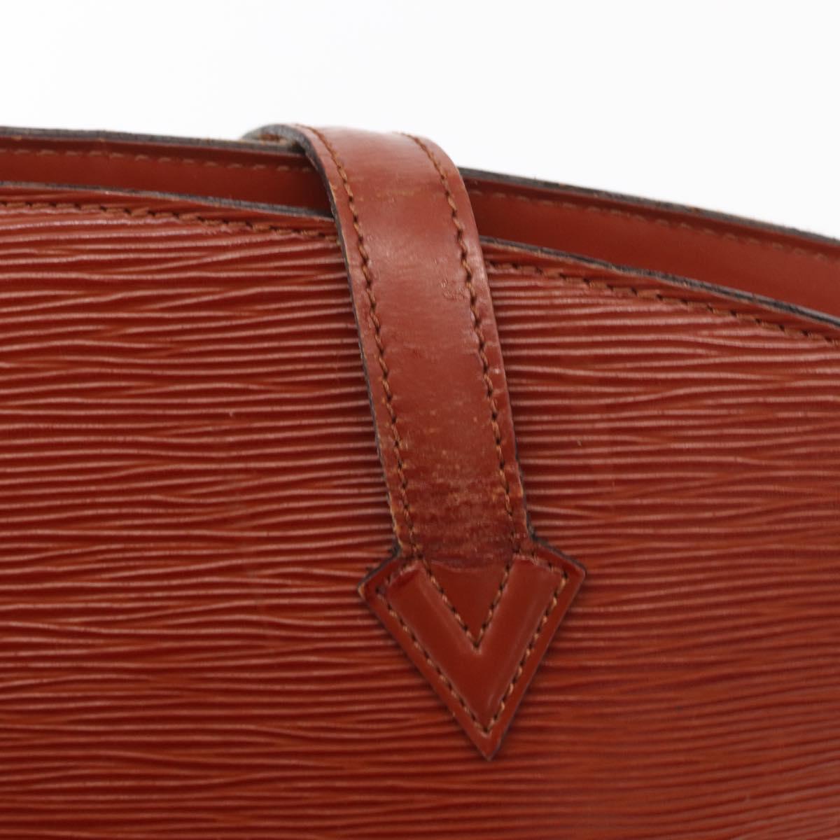 LOUIS VUITTON Epi Saint Jacques Shopping Shoulder Bag Brown M52263 Auth bs31780