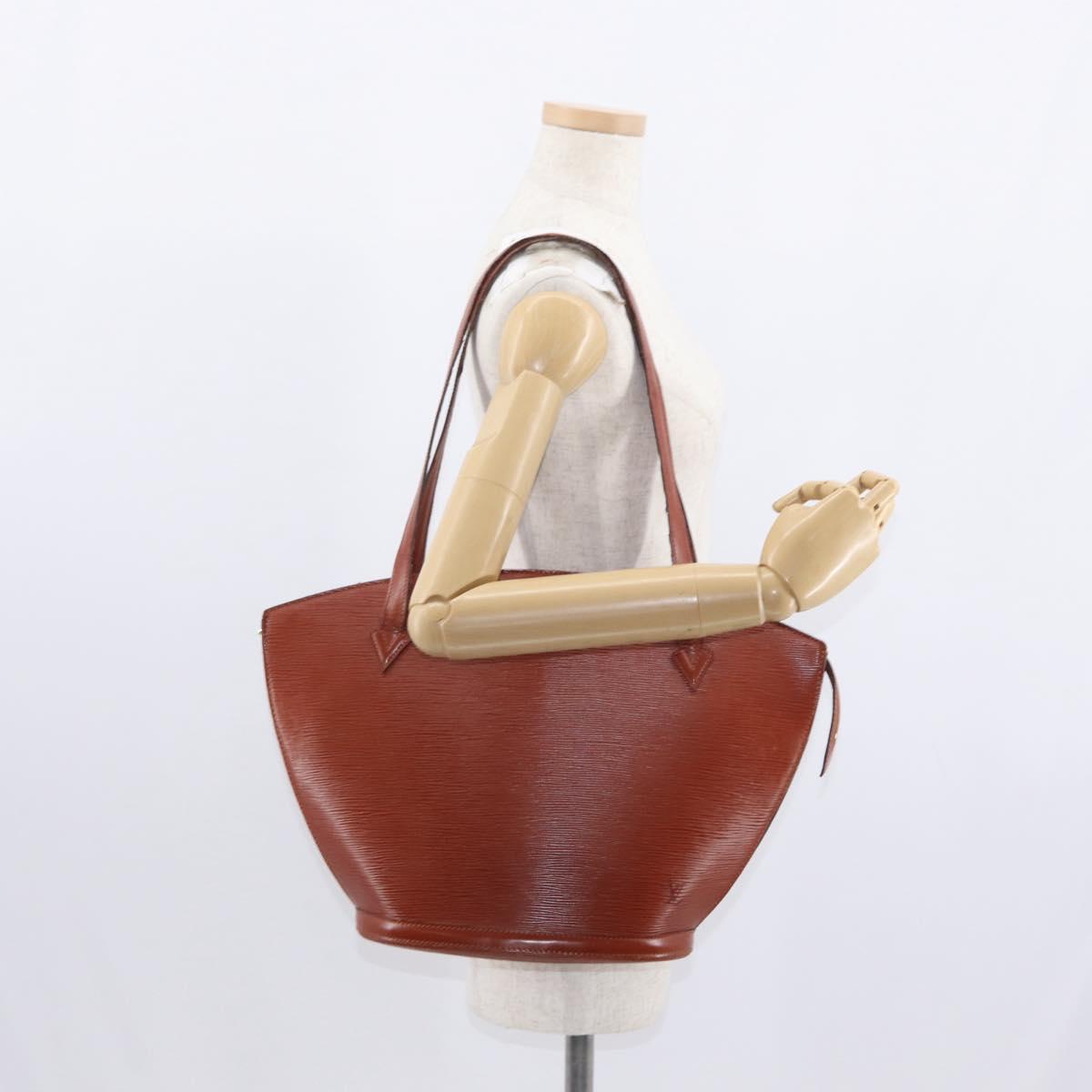 LOUIS VUITTON Epi Saint Jacques Shopping Shoulder Bag Brown M52263 Auth bs31780
