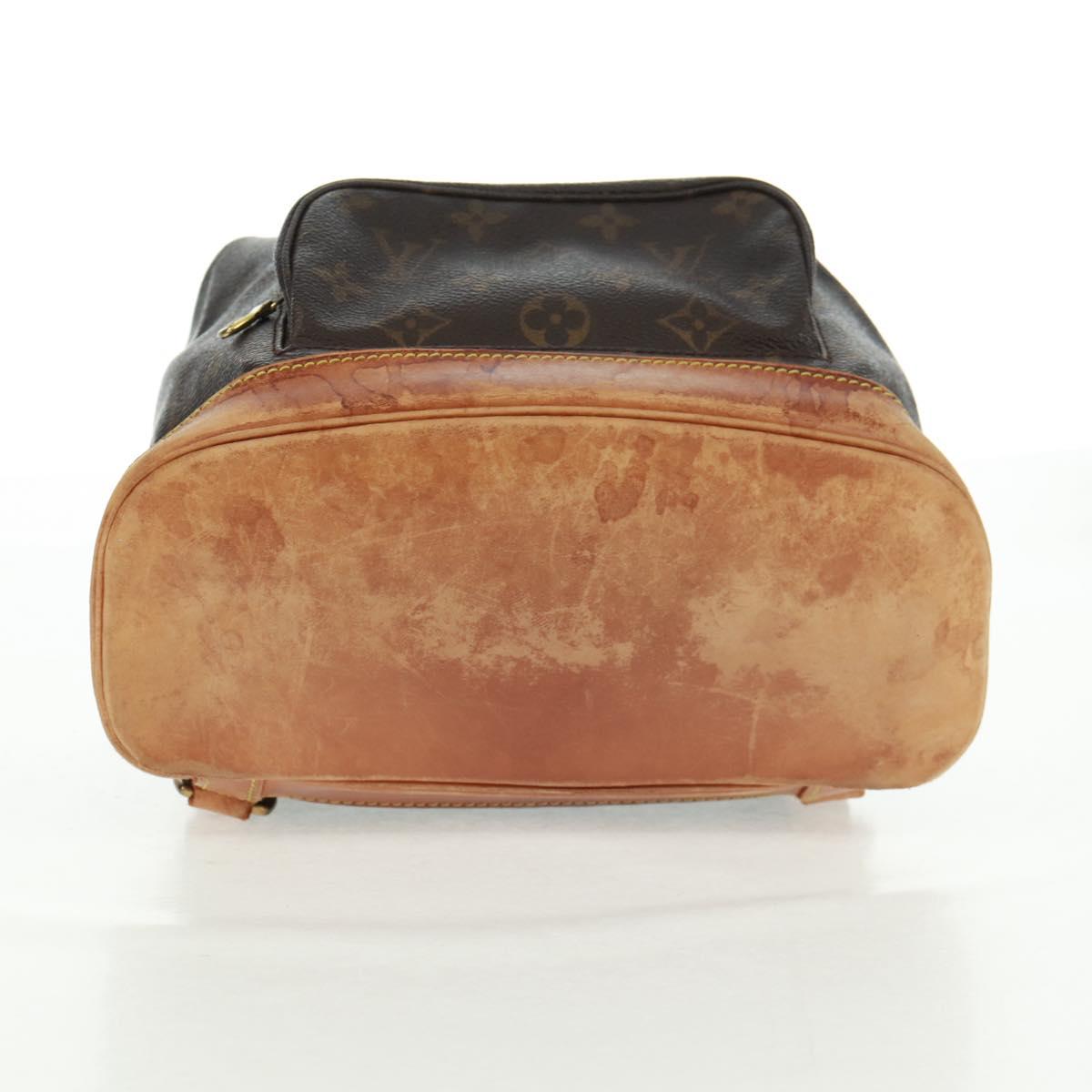 LOUIS VUITTON Monogram Montsouris MM Backpack M51136 LV Auth bs31782