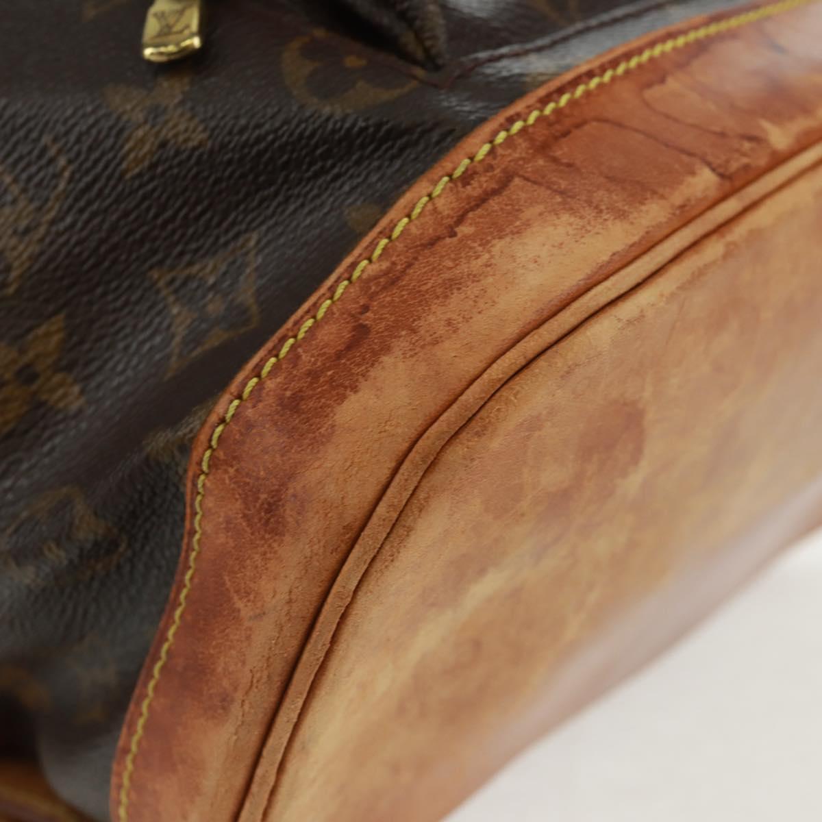 LOUIS VUITTON Monogram Montsouris MM Backpack M51136 LV Auth bs31782