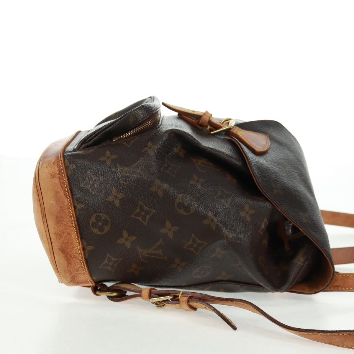 LOUIS VUITTON Monogram Montsouris MM Backpack M51136 LV Auth bs31782