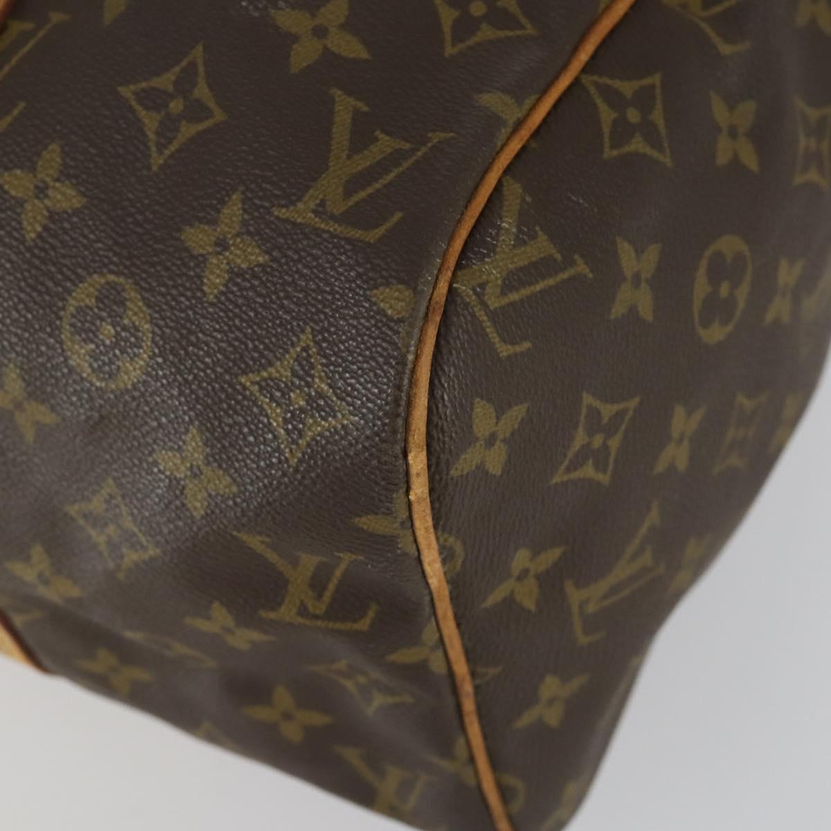 LOUIS VUITTON Monogram Sac Souple 35 Boston Bag M41626 LV Auth bs31783