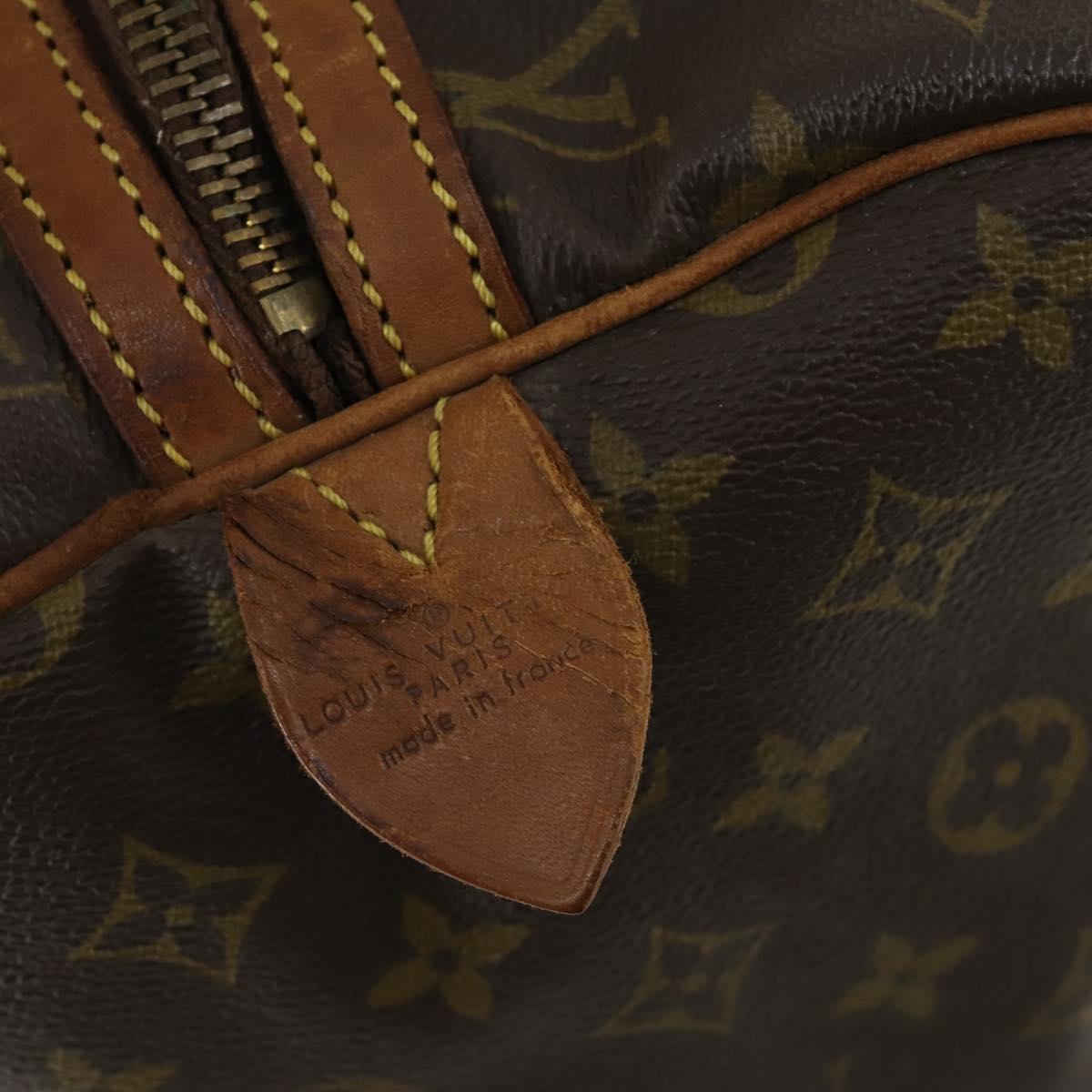 LOUIS VUITTON Monogram Sac Souple 35 Boston Bag M41626 LV Auth bs31783