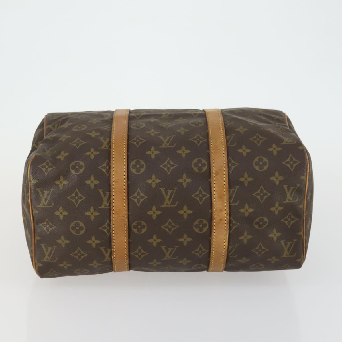 LOUIS VUITTON Monogram Sac Souple 35 Boston Bag M41626 LV Auth bs31783