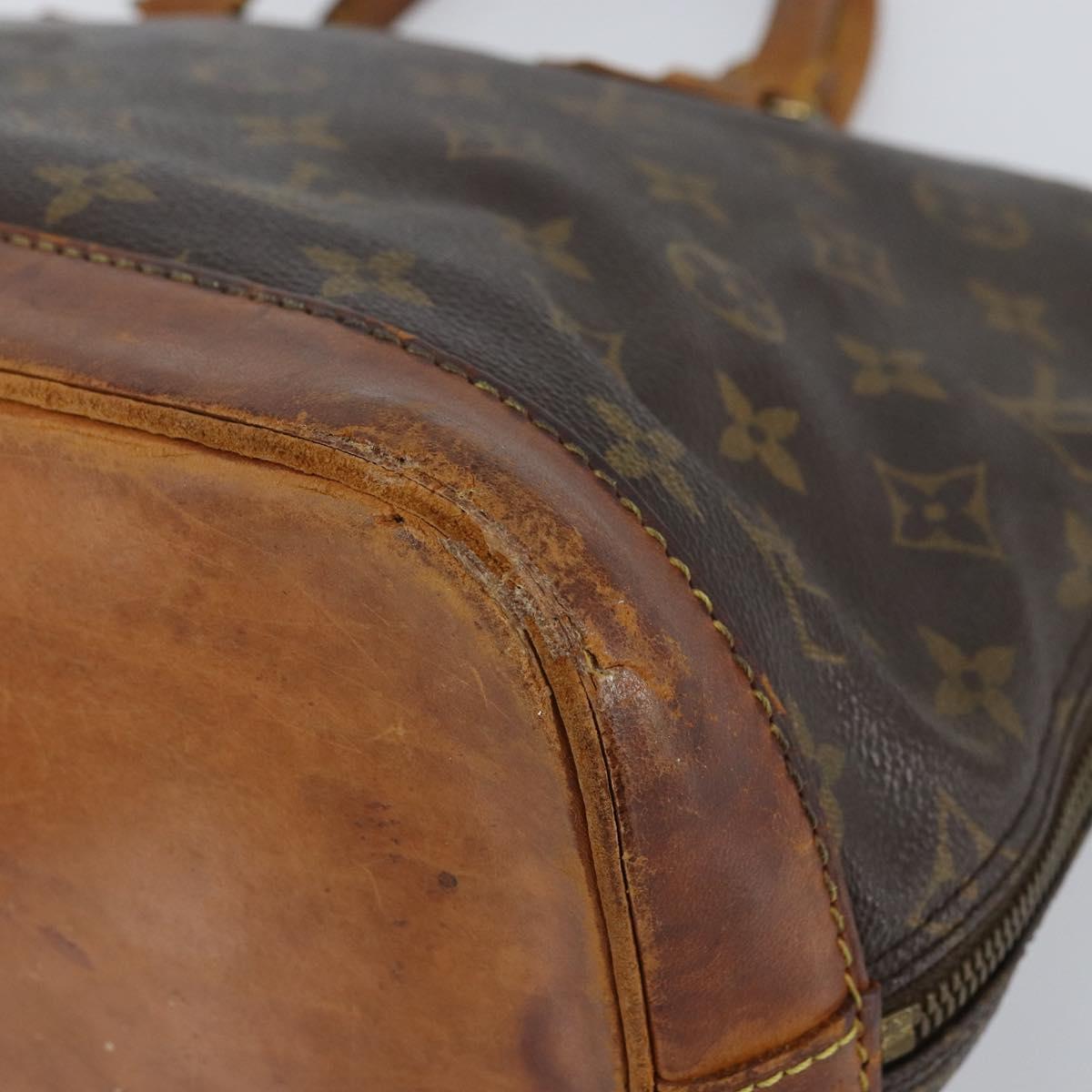 LOUIS VUITTON Monogram Alma Hand Bag M51130 LV Auth bs31786