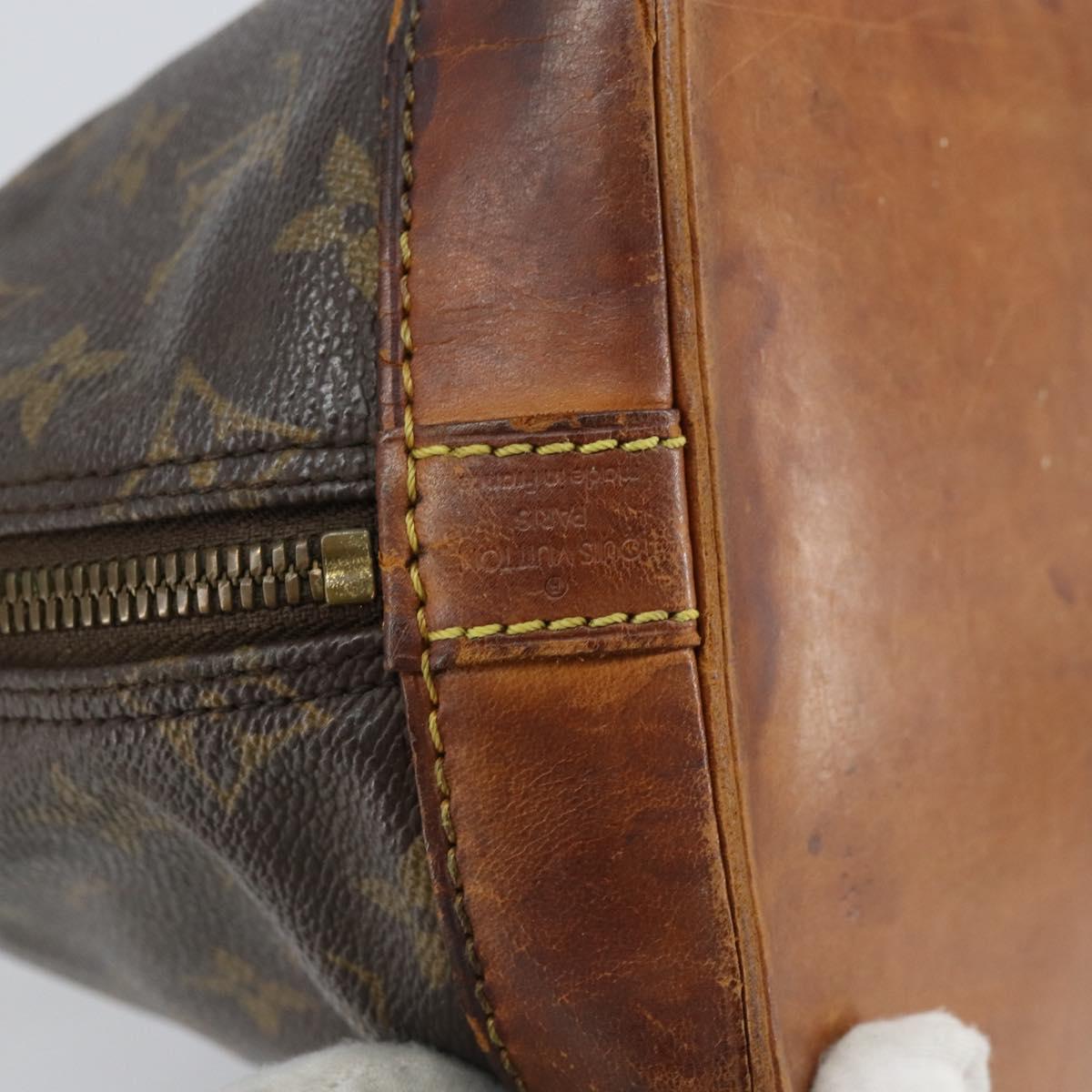 LOUIS VUITTON Monogram Alma Hand Bag M51130 LV Auth bs31786