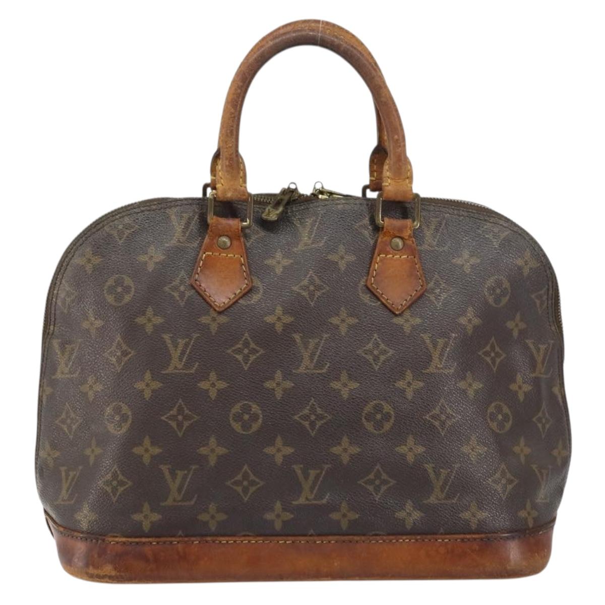 LOUIS VUITTON Monogram Alma Hand Bag M51130 LV Auth bs31786