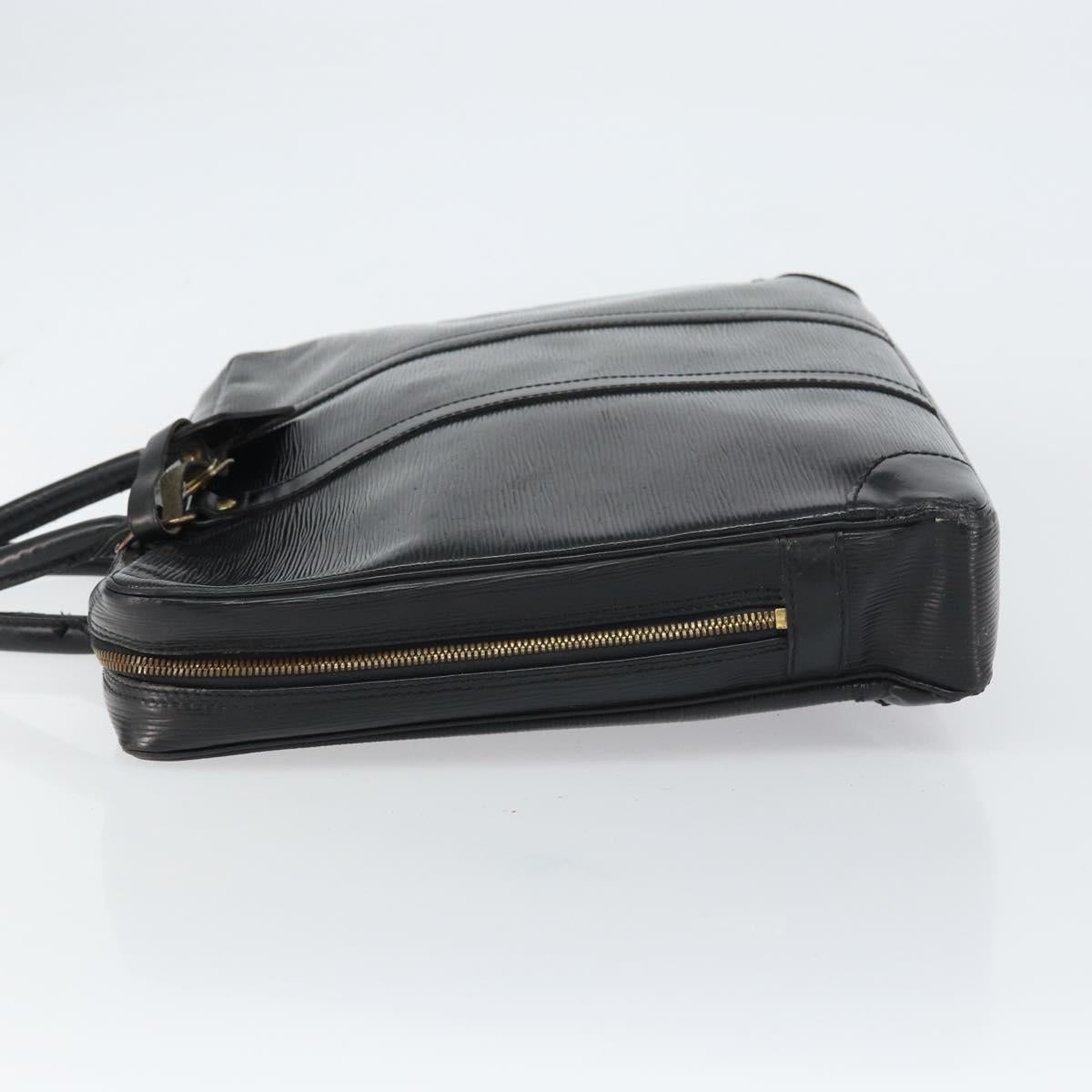 LOUIS VUITTON Epi Porte Documents Voyage Bag Black M40321 LV Auth bs31789