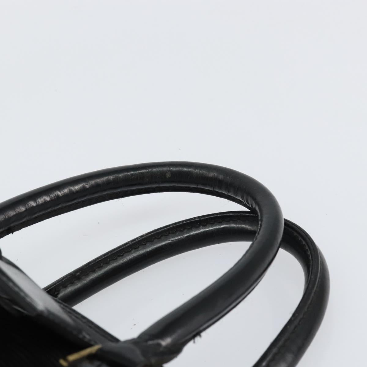 LOUIS VUITTON Epi Porte Documents Voyage Bag Black M40321 LV Auth bs31789