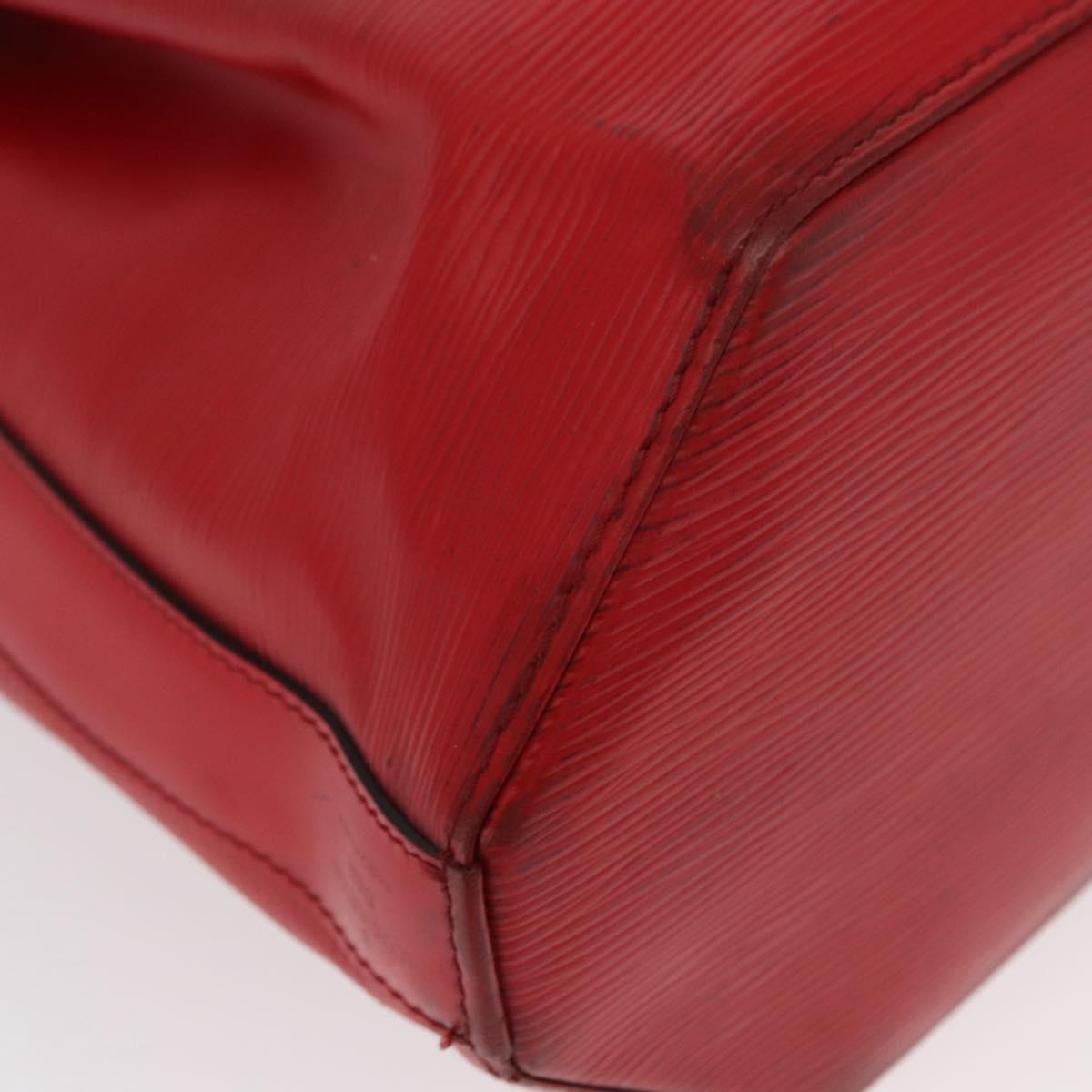 LOUIS VUITTON Epi Sac Depaule GM Shoulder Bag Red M80197 LV Auth bs31790