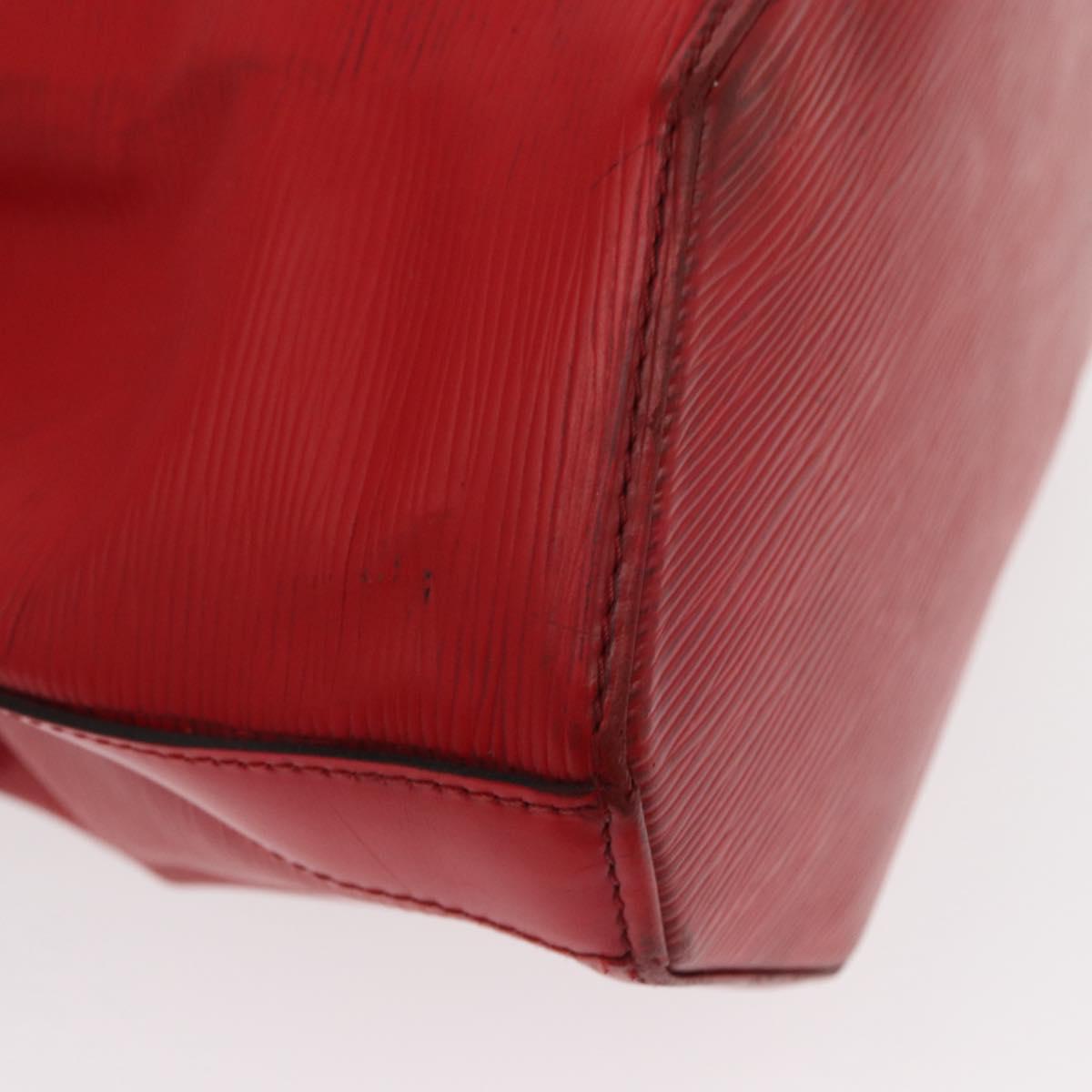 LOUIS VUITTON Epi Sac Depaule GM Shoulder Bag Red M80197 LV Auth bs31790