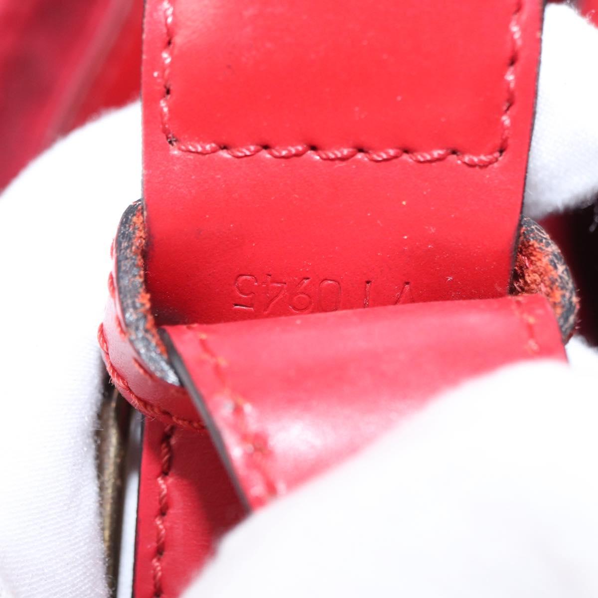 LOUIS VUITTON Epi Sac Depaule GM Shoulder Bag Red M80197 LV Auth bs31790