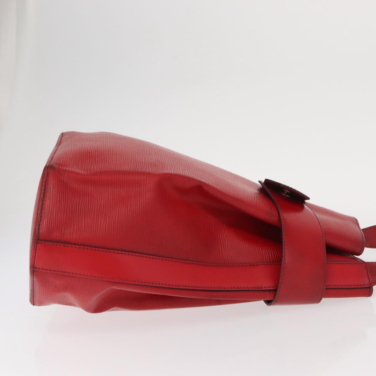 LOUIS VUITTON Epi Sac Depaule GM Shoulder Bag Red M80197 LV Auth bs31790