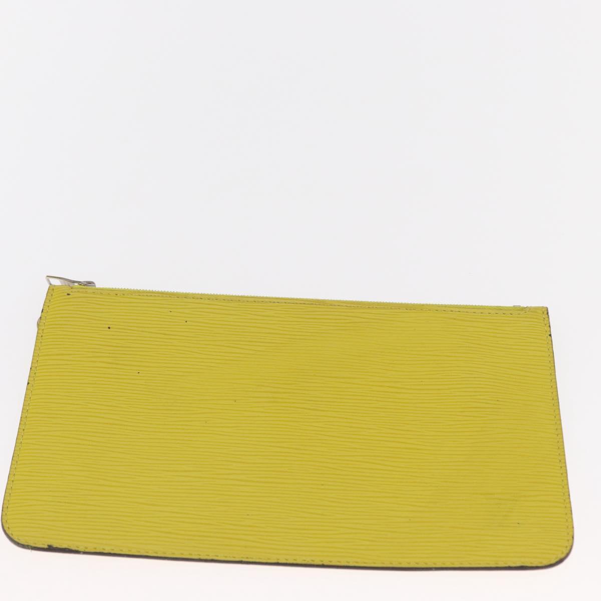 LOUIS VUITTON Epi Neverfull MM Tote Bag Yellow Pistachian M40956 LV Auth bs31791