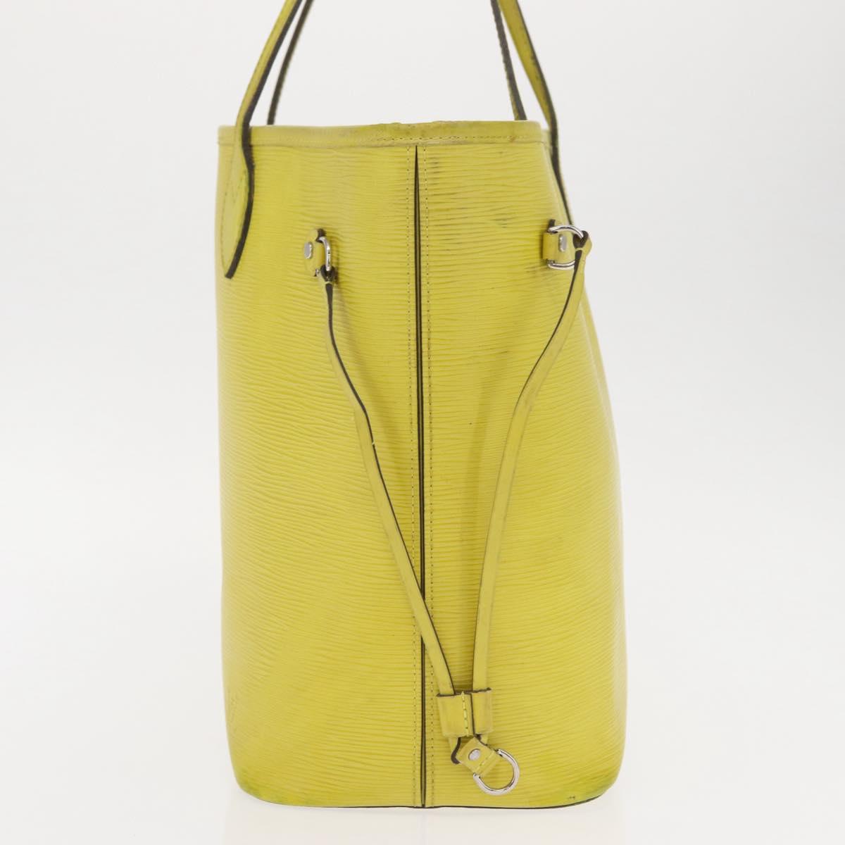 LOUIS VUITTON Epi Neverfull MM Tote Bag Yellow Pistachian M40956 LV Auth bs31791