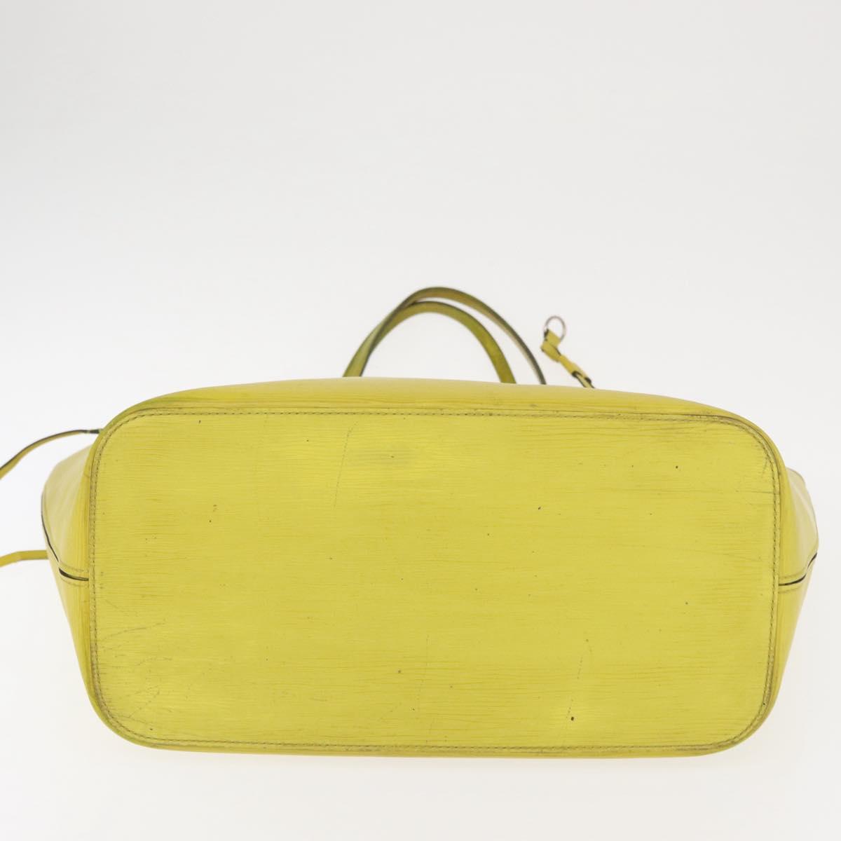 LOUIS VUITTON Epi Neverfull MM Tote Bag Yellow Pistachian M40956 LV Auth bs31791