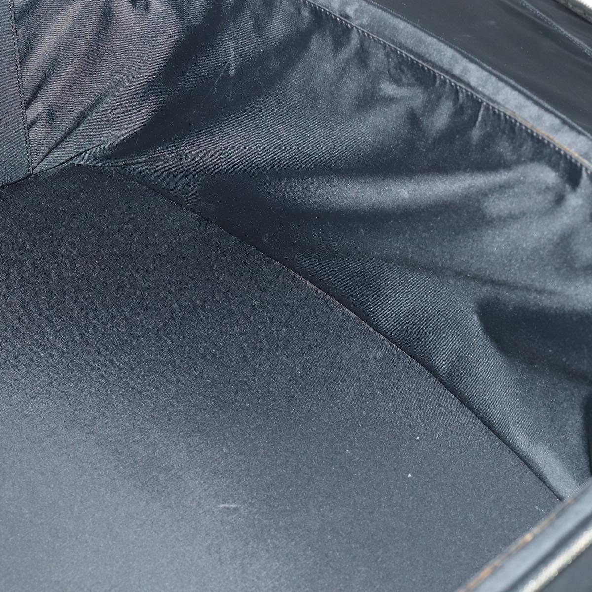 CHANEL New Travel Line Suitcase Nylon Black CC Auth bs31796