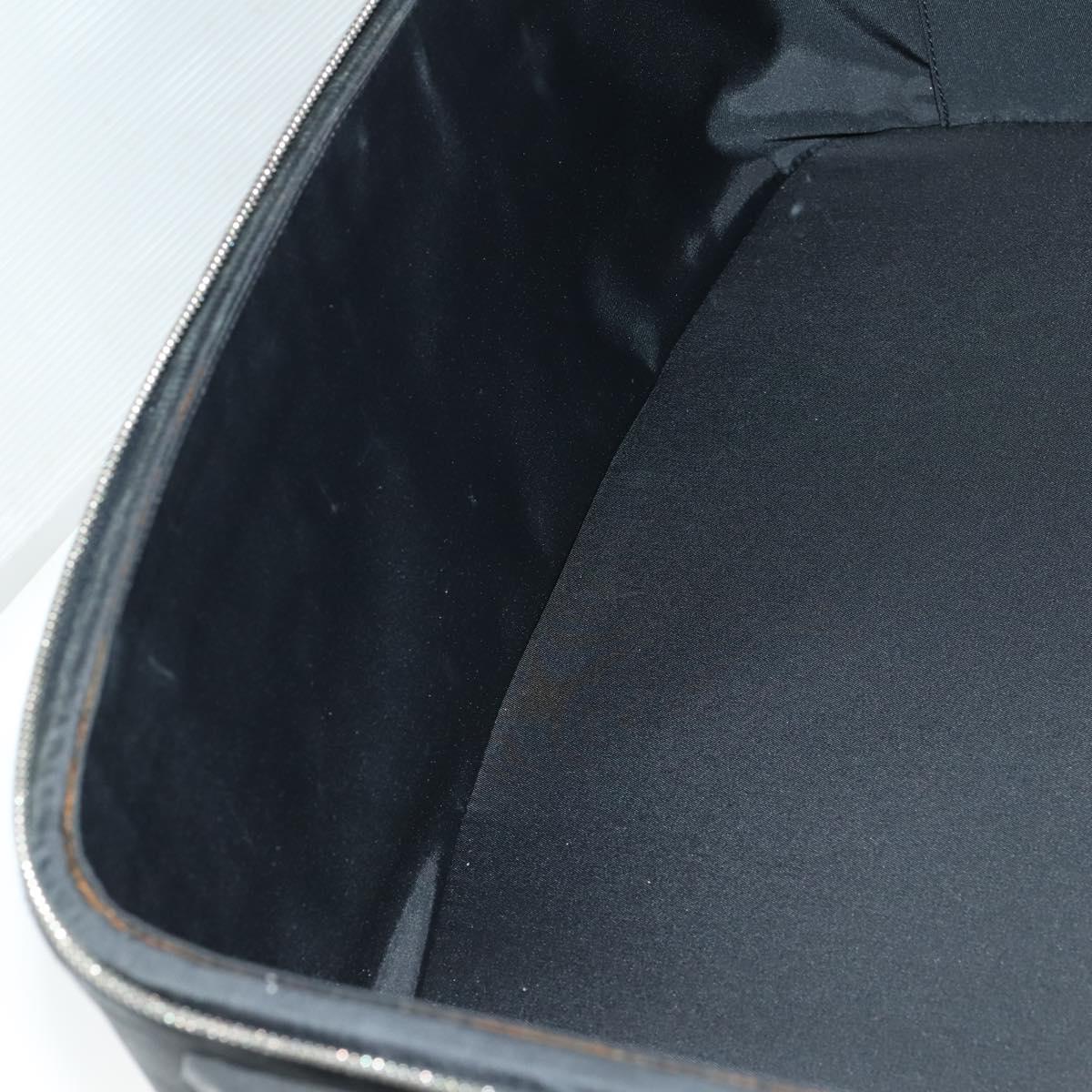 CHANEL New Travel Line Suitcase Nylon Black CC Auth bs31796