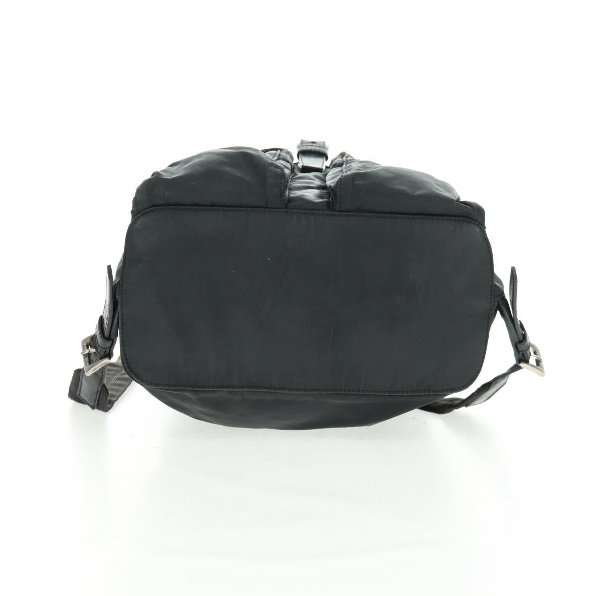 PRADA Backpack Nylon Green Silver Auth bs31871