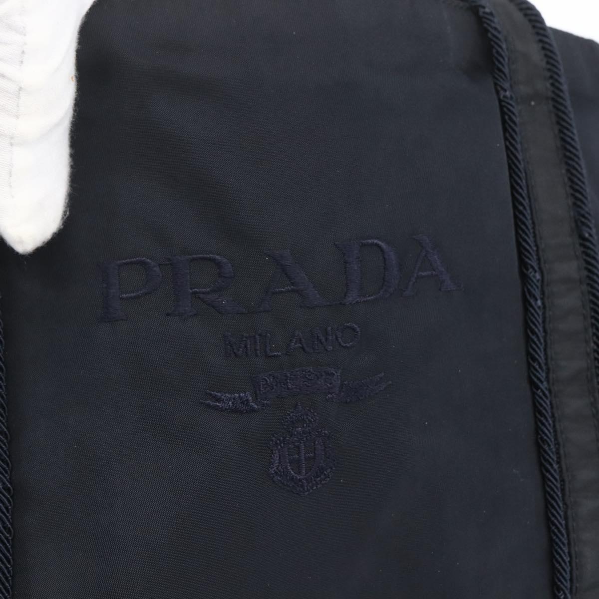 PRADA Shoulder Bag Nylon Black Auth bs31877