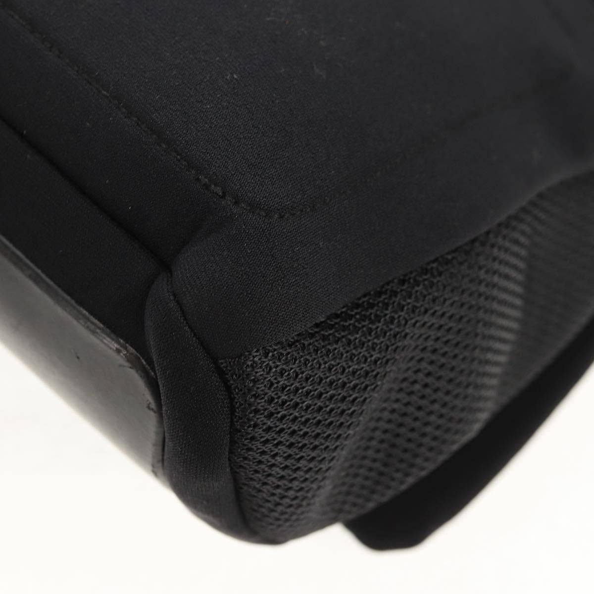 PRADA Sports Shoulder Bag Nylon Black Silver Auth bs31901