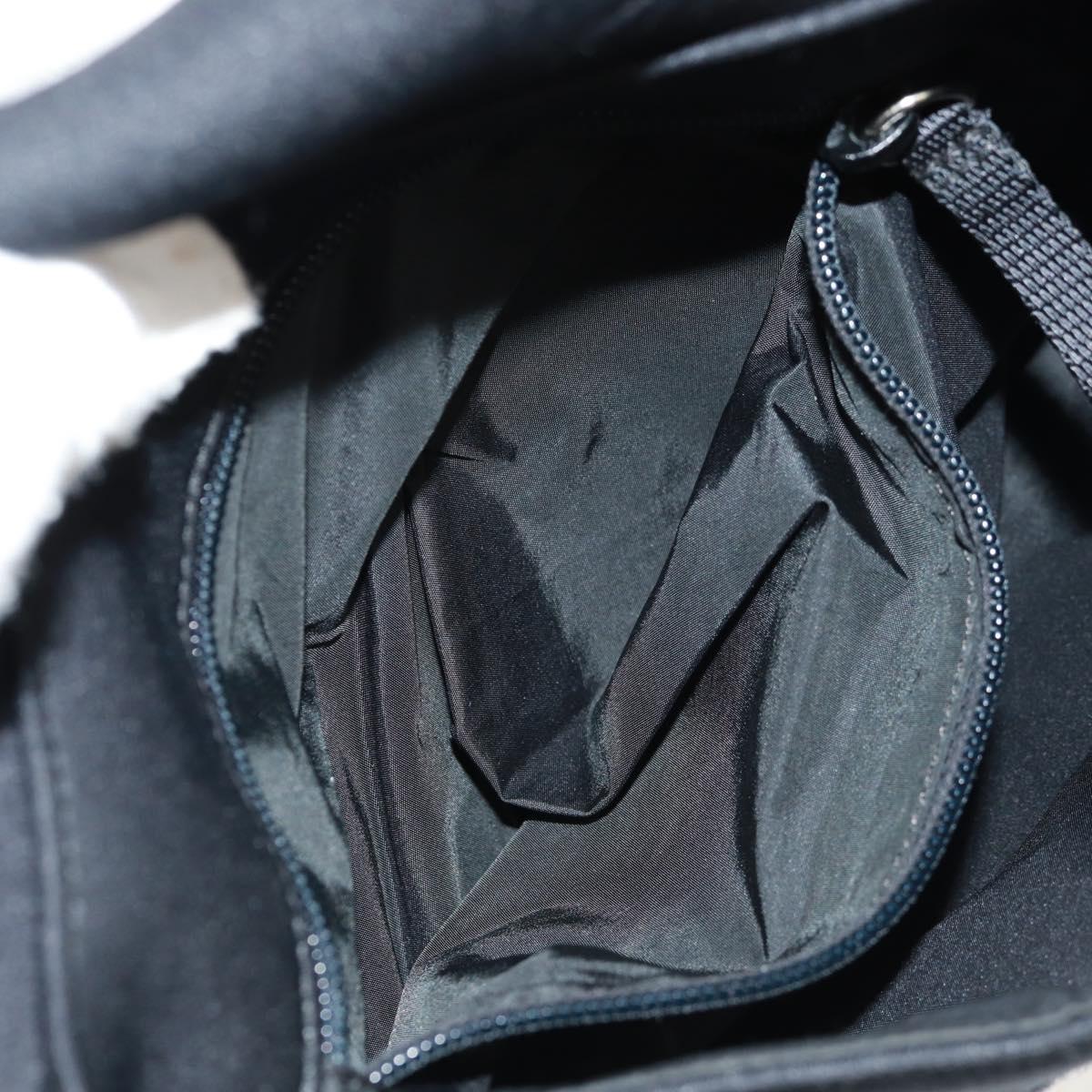 PRADA Sports Shoulder Bag Nylon Black Silver Auth bs31901