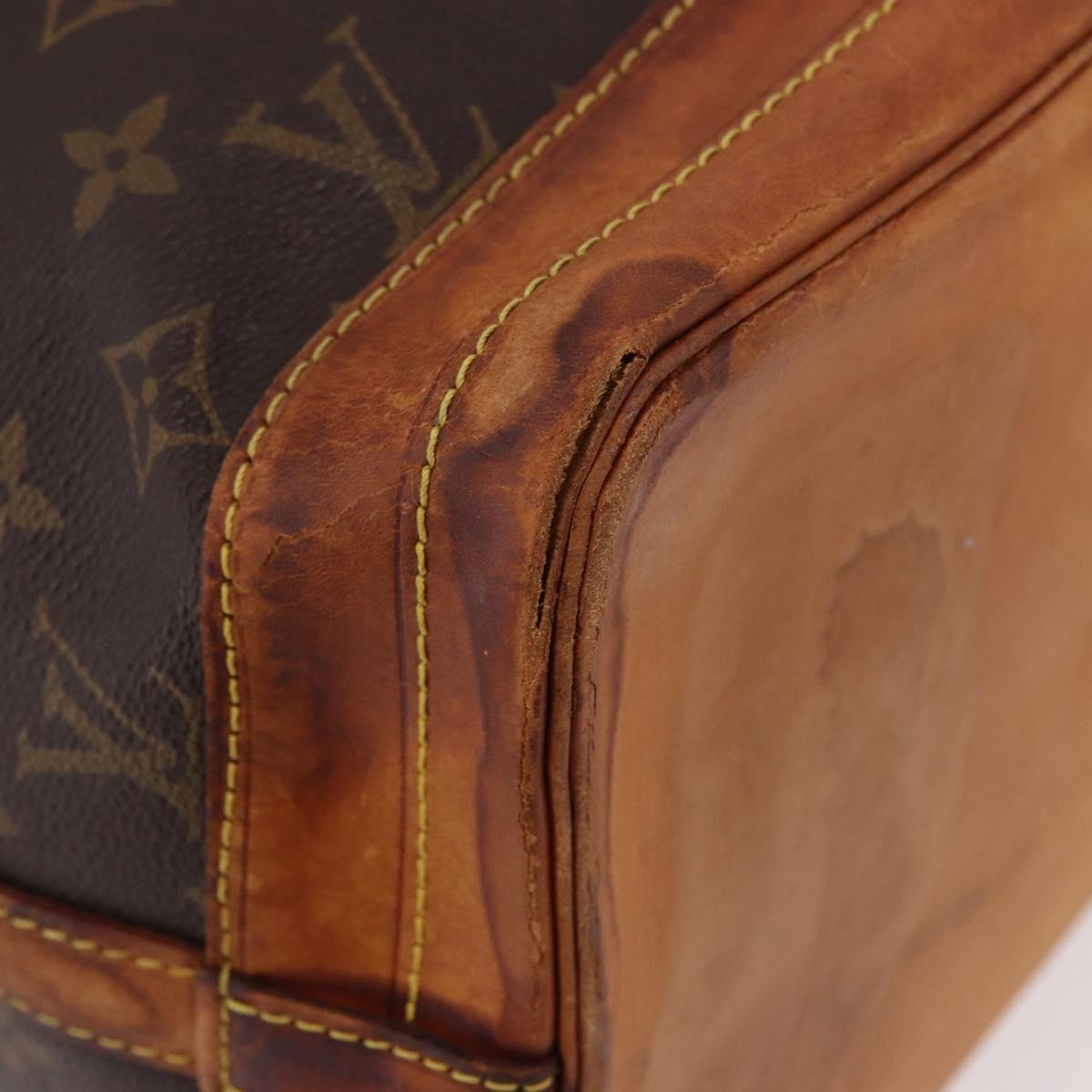 LOUIS VUITTON Monogram Noe Shoulder Bag M42224 LV Auth bs31904