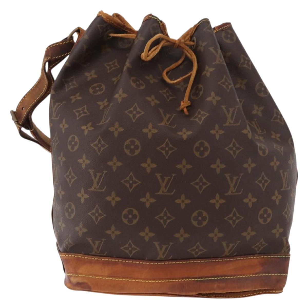 LOUIS VUITTON Monogram Noe Shoulder Bag M42224 LV Auth bs31904