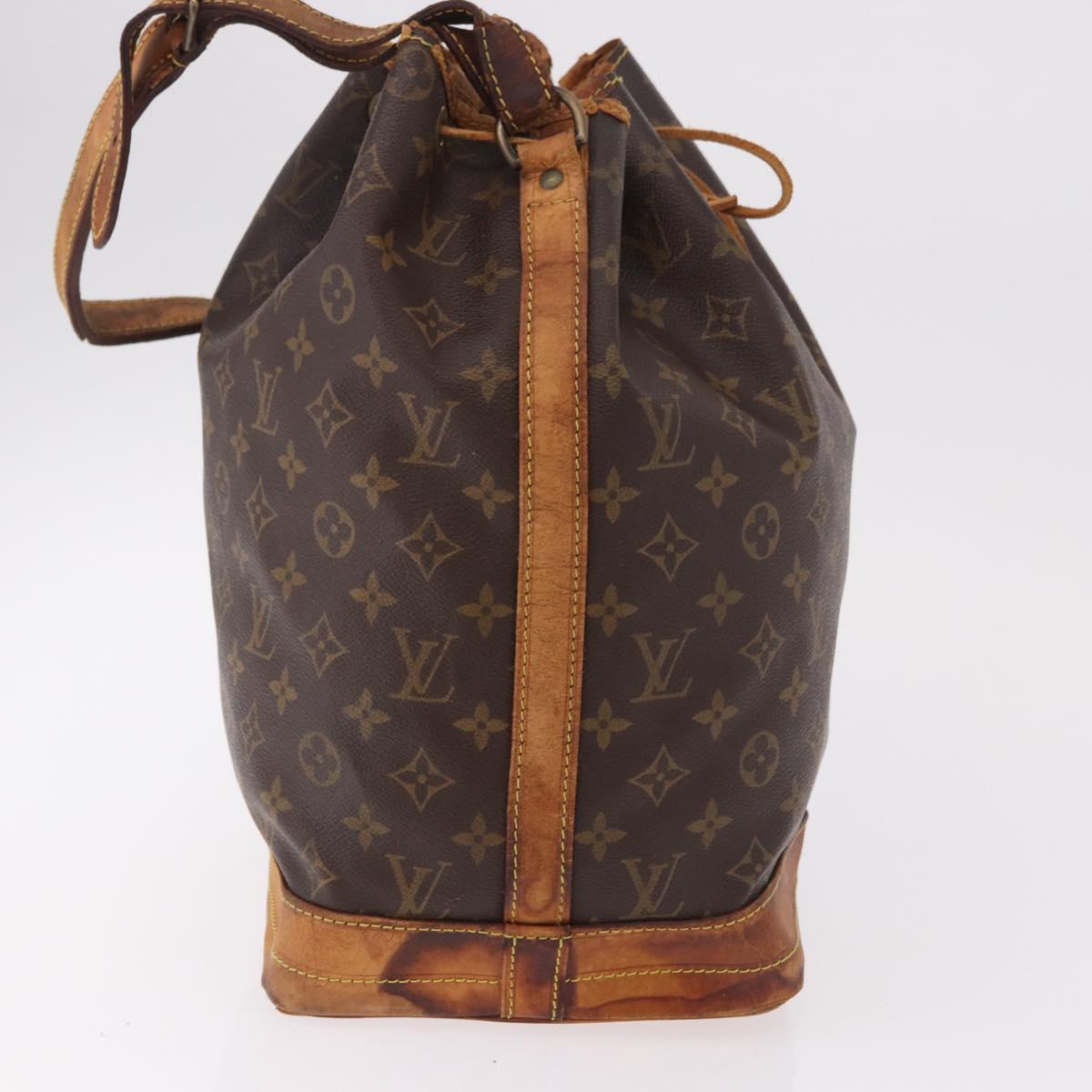LOUIS VUITTON Monogram Noe Shoulder Bag M42224 LV Auth bs31904