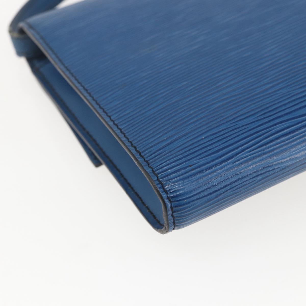 LOUIS VUITTON Epi Pochette Arche Shoulder Bag Blue M52575 LV Auth bs31907