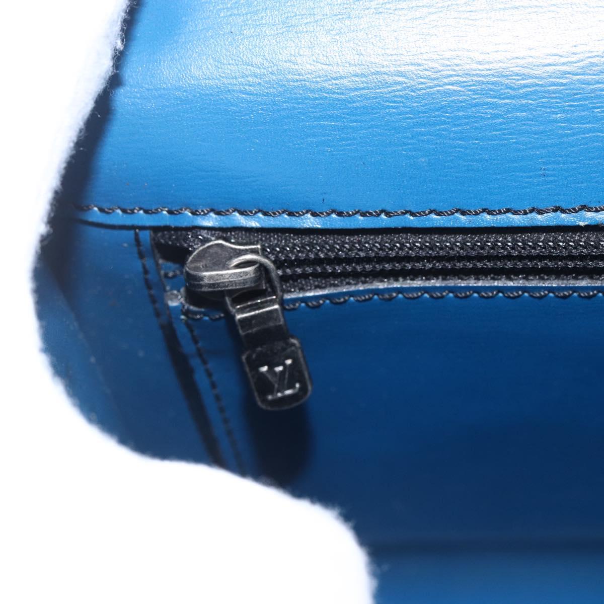 LOUIS VUITTON Epi Pochette Arche Shoulder Bag Blue M52575 LV Auth bs31907