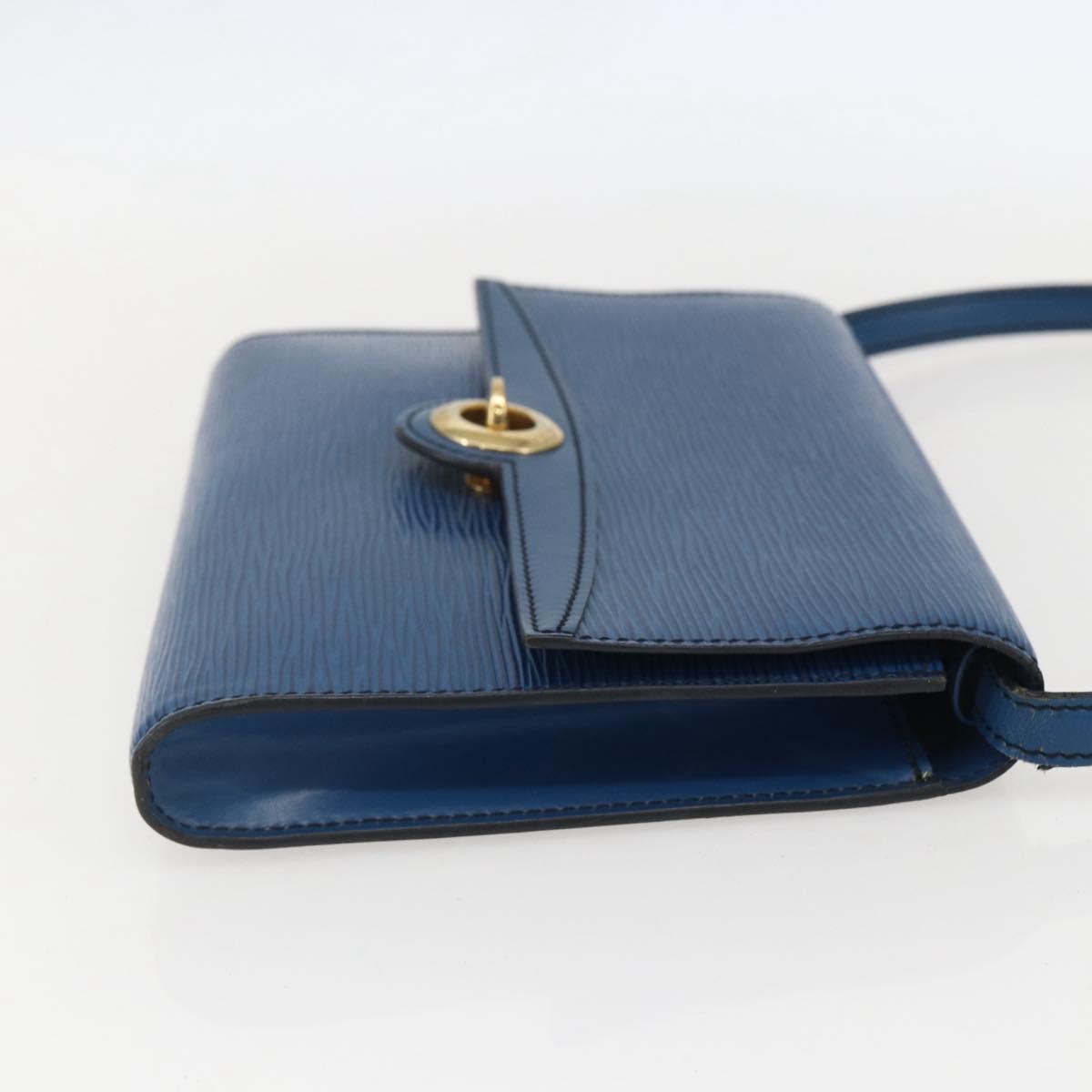LOUIS VUITTON Epi Pochette Arche Shoulder Bag Blue M52575 LV Auth bs31907