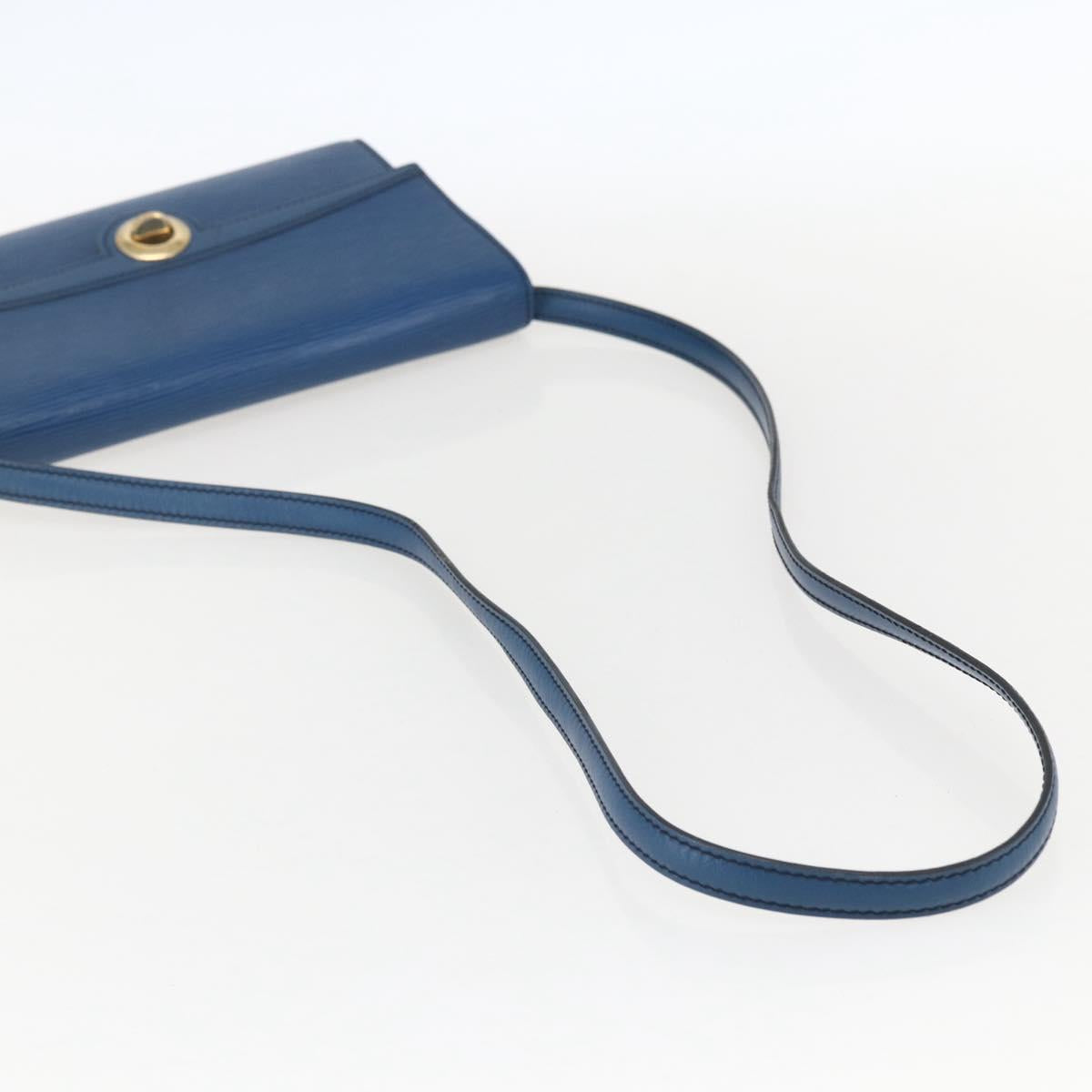 LOUIS VUITTON Epi Pochette Arche Shoulder Bag Blue M52575 LV Auth bs31907