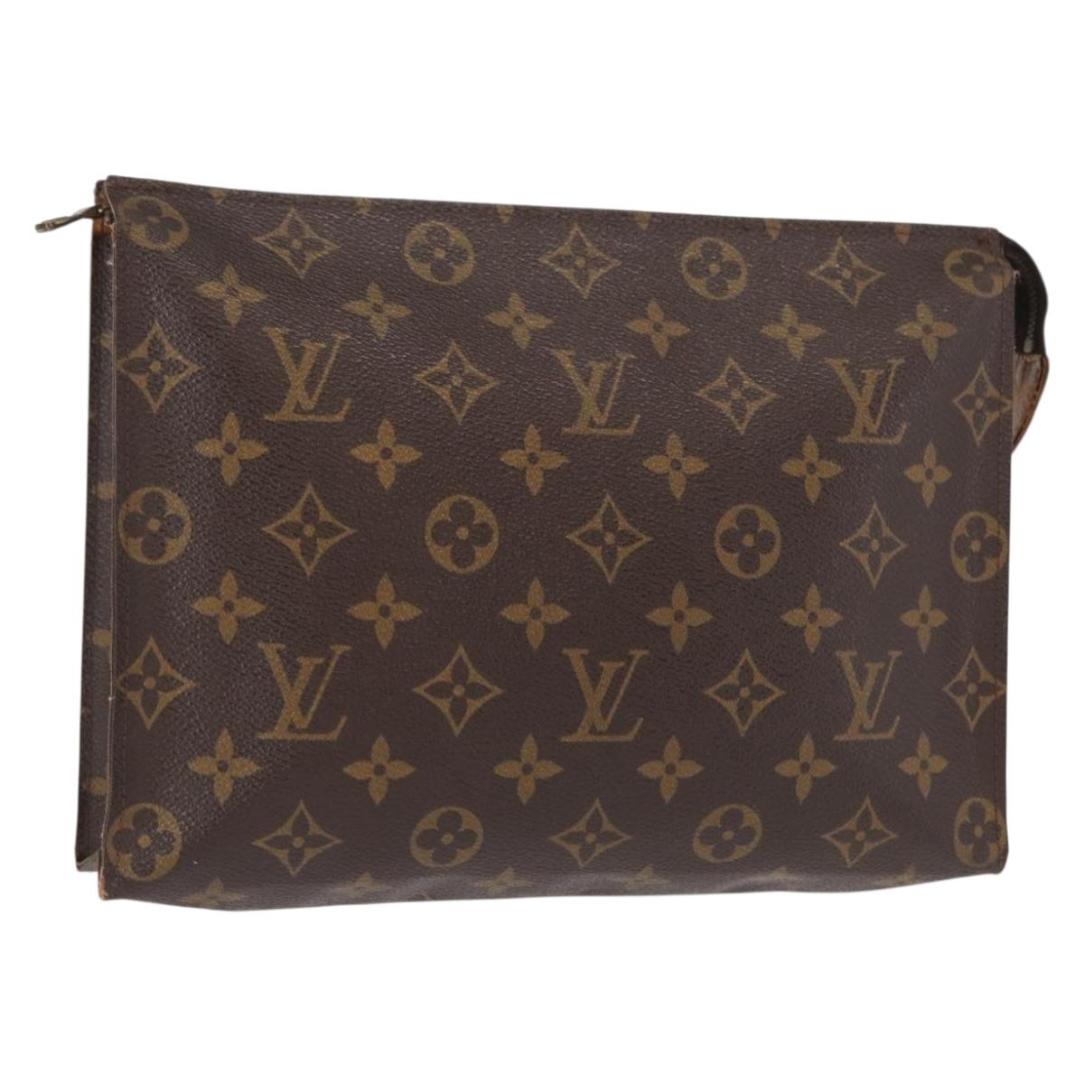 LOUIS VUITTON Monogram Poche Toilette 26 Pouch M47542 LV Auth bs31925