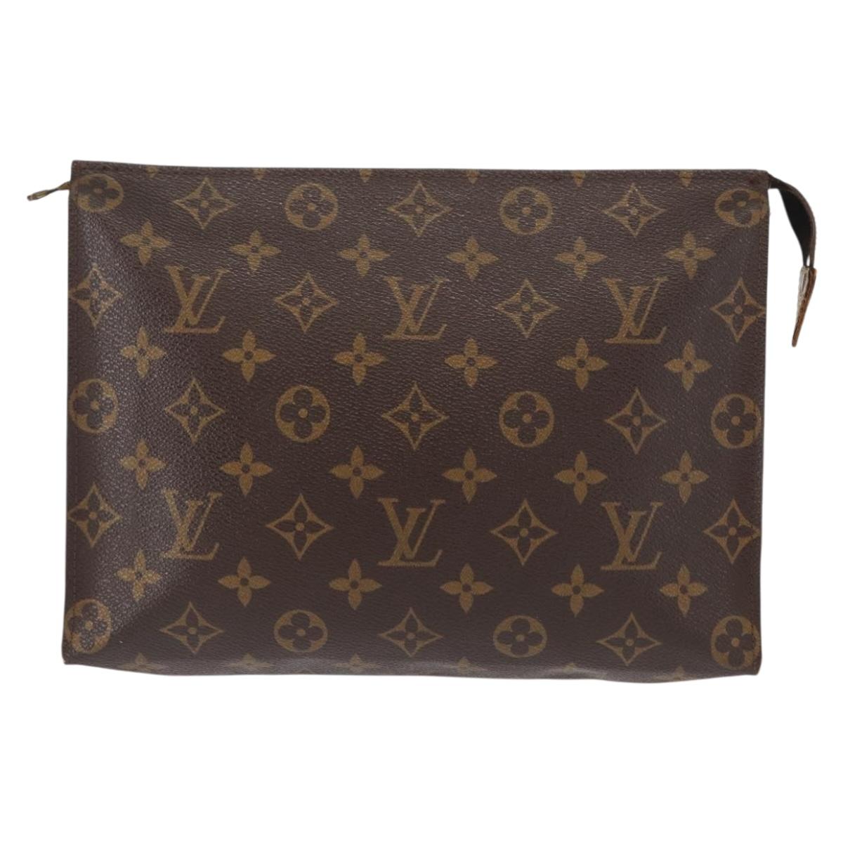LOUIS VUITTON Monogram Poche Toilette 26 Pouch M47542 LV Auth bs31925