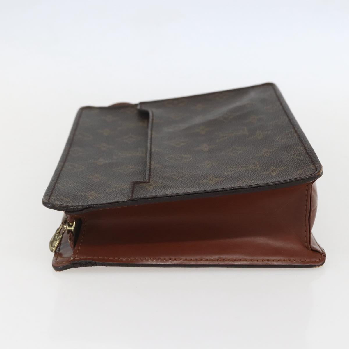 LOUIS VUITTON Monogram Pochette Homme Clutch Bag M51795 LV Auth bs31927
