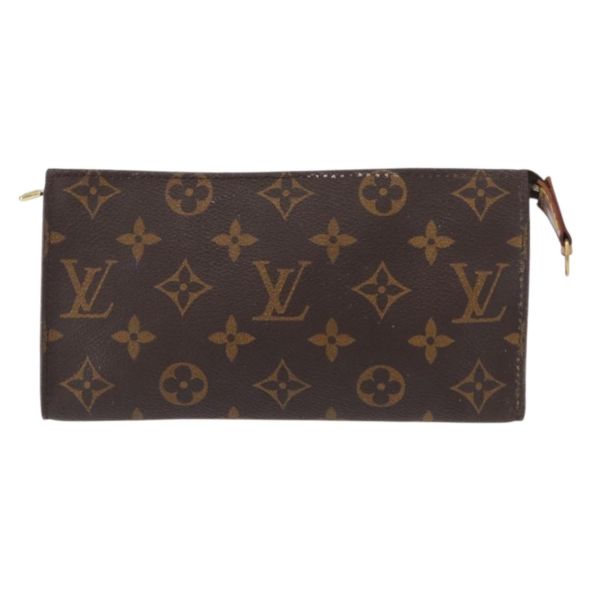 LOUIS VUITTON Monogram Bucket GM Accessory Pouch LV Auth bs31928